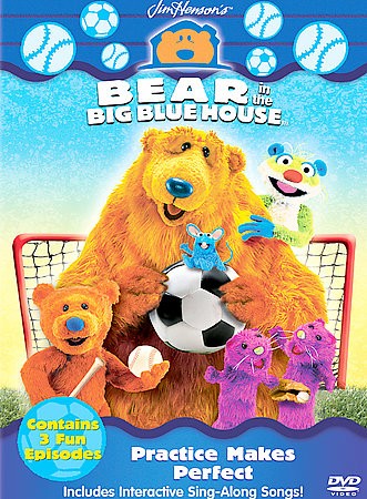 Bear in the Big Blue House   Practice Makes Perfect DVD, 2003