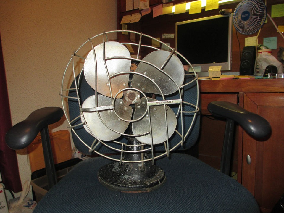 vintage 1940s hunter fan and ventilating company no.c1255 type c 12 