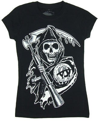 womens sons of anarchy shirt in Clothing, 