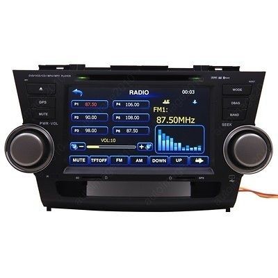 Car GPS Navigation Radio HD Touch Screen DVD Player for 08 11 Toyota 