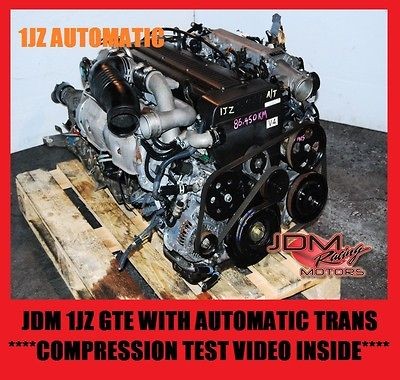   GTE ENGINE AUTOMATIC TRANS 1JZ TWIN TURBO TOYOTA CHASER, SOARER, SUPRA