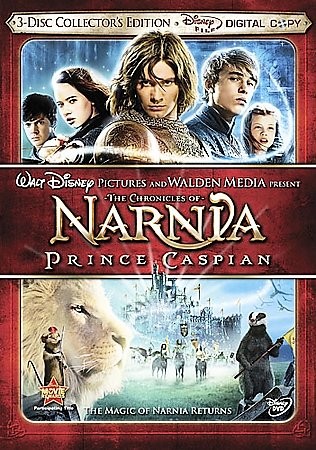 The Chronicles of Narnia Prince Caspian DVD, 2008, 3 Disc Set 