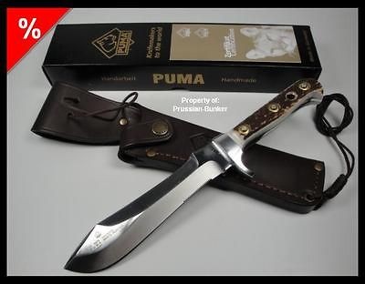 HOT NEW GERMAN PUMA COLLECTORS HUNTING KNIFE WHITE HUNTER WITH 
