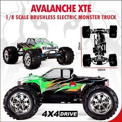 Redcat Racing Avalanche XTE 1/8 Scale Brushless Electric Monster Truck