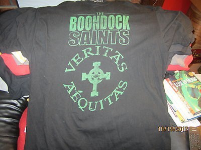 Newly listed BOONDOCK SAINTS Veritas Aequitas Logo Black T Shirt XXL