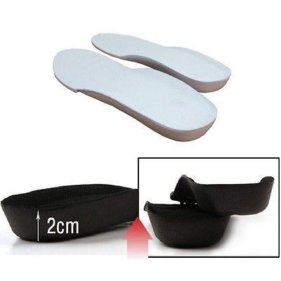 White For Man Lift Taller Shoe Pads Height Increase Shoe Insoles i ep