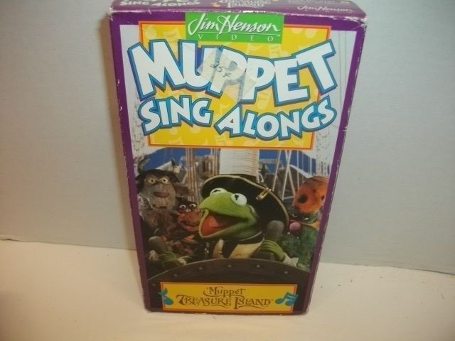 Muppet Sing Alongs   Muppet Treasure Island   VHS kds singing Movie 