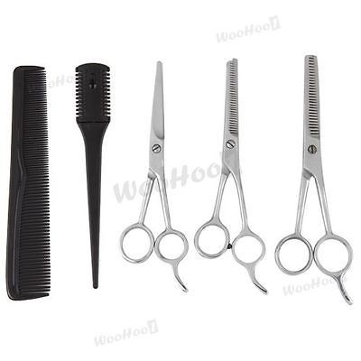 Salon Barber Hairdressing Hair Cutting Thining Shears Scissors Comb 