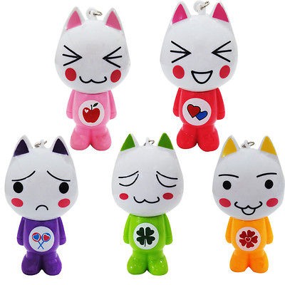   Cats Happy Go Lucky Character Electric Mini Portable Hook Cooling Fan
