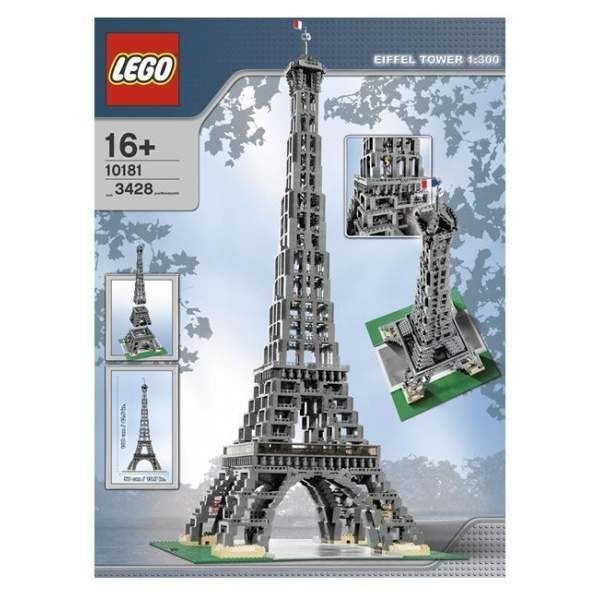  10181 EIFFEL TOWER 1300 Building Sculpture Large Model 100% COMPLETE
