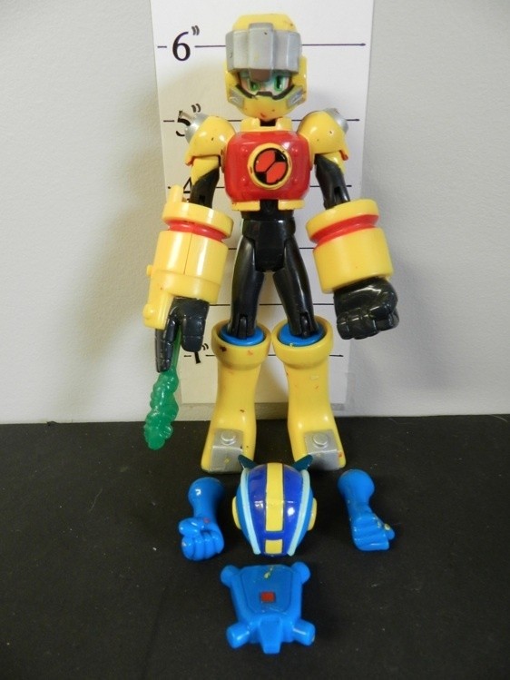 169] 2004 Mattel Capcom Megaman NT Warrior Guts Soul Action Figure