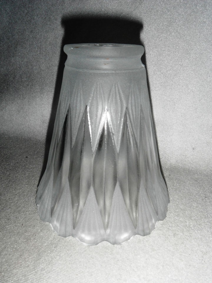   Crystal Glass Ceiling   Torchiere Light   Lamp Shade   Diamond Pattern