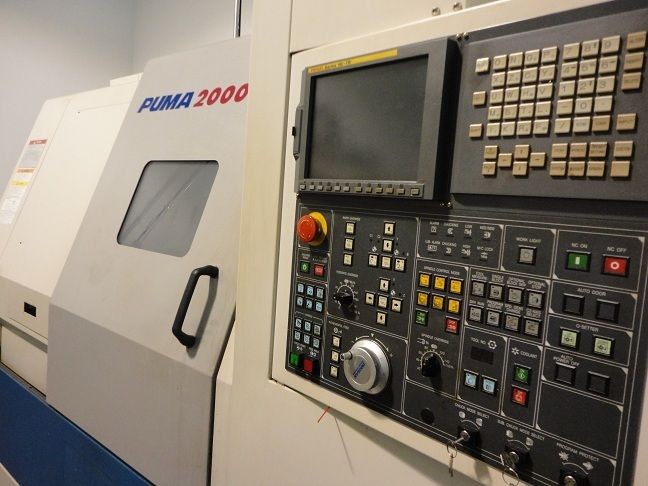 CNC Lathe Doosan Daewoo Puma 2000SY with Live Tool, Sub Spindle, Y 