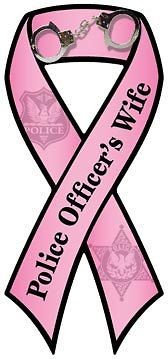 Police Officers Wife Car Ribbon Magnet QUALITY