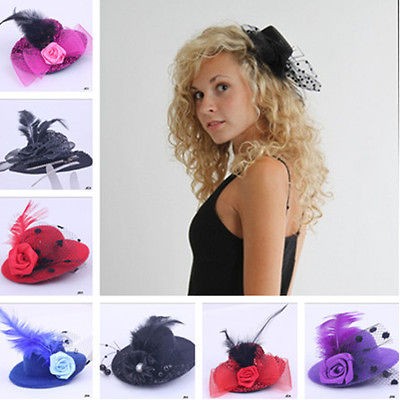 Multi New Fashion Feather Hair Clip Accessory Hairpin Ladys Children 