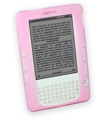 Cover Up  Kindle 2 Pink Silicone Case
