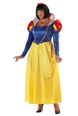  Size Snow White Halloween Holiday Costume Party 3XL (Size Plus Size 