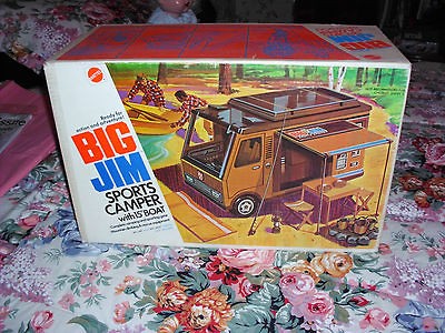 Big Jim Sports Camper w/Box Vintage Mattel 1972