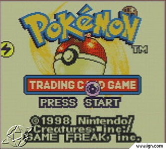 Pokemon Trading Card Game Nintendo Game Boy Color, 2000
