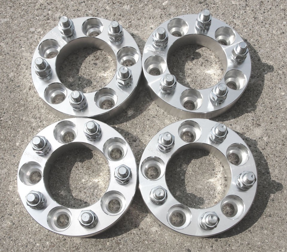 pcs  1.25  5x4.5 to 5x5  12x1.5 Studs  Wheel Spacers  Adapters