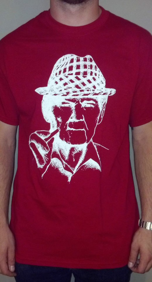 Bear Bryant   Univeristy of Alabama   Crimson Tide Fan Tee Shirt 
