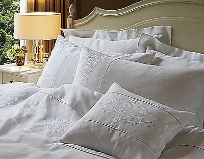 100% Linen White Duvet Cover Easy Care No Ironing