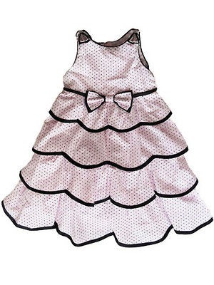 Biscotti Black Dot On Pink Dress Sizes 12M 6Y $64 $72