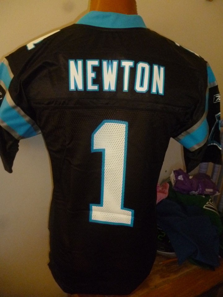Reebok NFL Mens Carolina Panthers Cam Newton Football Jersey NWT S