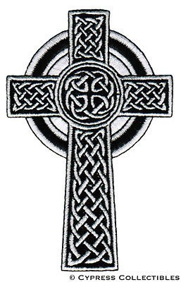 Celtic Knotwork Cross Patch - Religious Patch - Christian Patch - Iron on  patch - Sew on patch - Applique patch