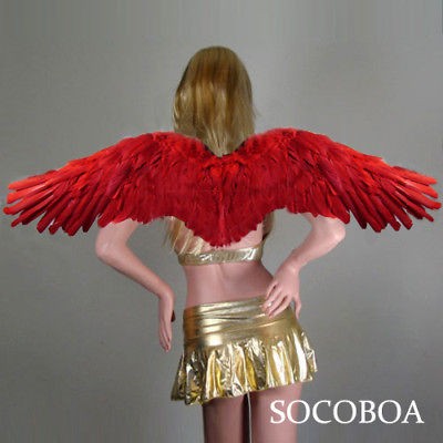   Angel Wings Large Costume Fairy Props FREE HALO halloween fire bird