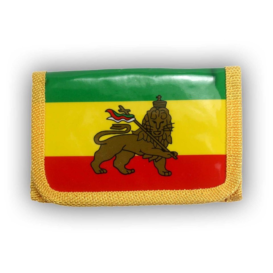 Rasta Lion Of Judah Wallet Jamaica Marley Reggae Irie Lion Style 