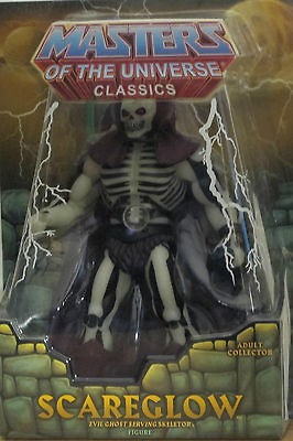 MASTERS OF THE UNIVERSE CLASSICS MOTU SCAREGLOW DAMAGED PACKAGING