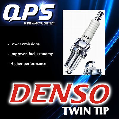 Denso Twin Tip Spark Plug/s for Isuzu V Cross 3.5 i V 6 24V, 03/97