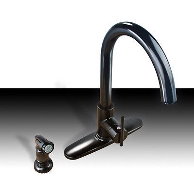 15 Oil Rubbed Kitchen Faucet Pull Out Sprayer Swivel Elegant Modern 