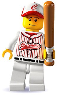 Lego Mini figures Series 3 Baseball Player in your collection £0.75 