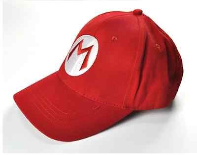 Super Mario Bros Cosplay Baseball M Hat Mario Red Cap FM0516A CC