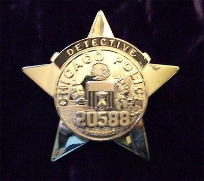 Newly listed Chicago Detective Police Badge   Full Size   Old Style