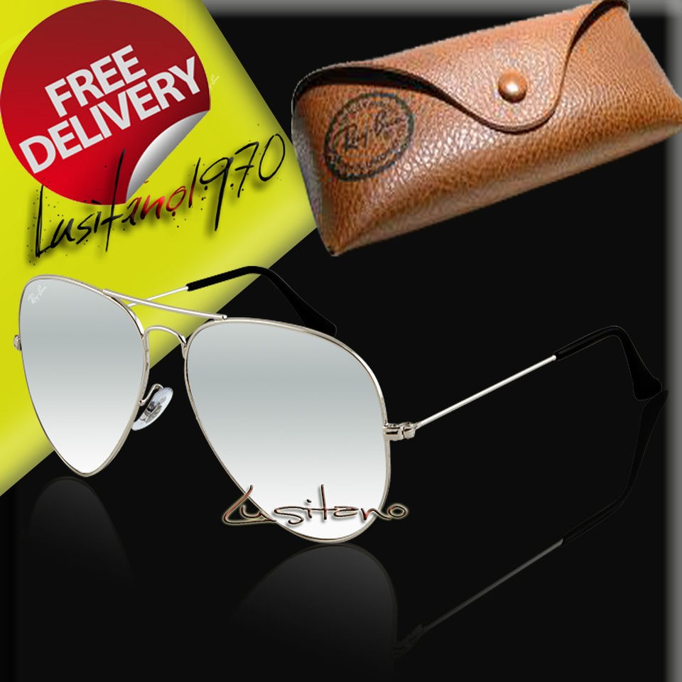 FREE Worldwide Delivery Sunglasses Ray Ban Aviator 3025 w3277 58mm 