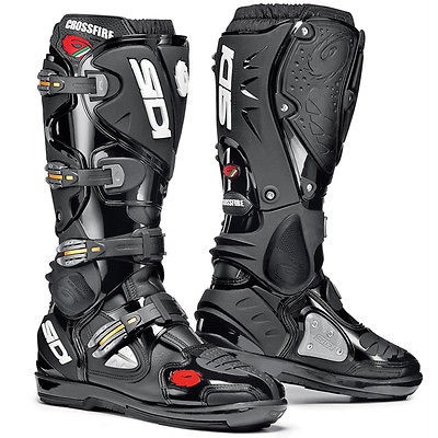 sidi crossfire srs off road boots black size 8 5