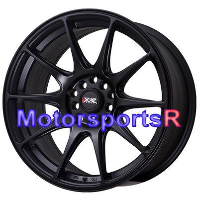   XXR 527 Flat Black Concave Rims Wheels 5x114.3 04 08 Acura TL Type S