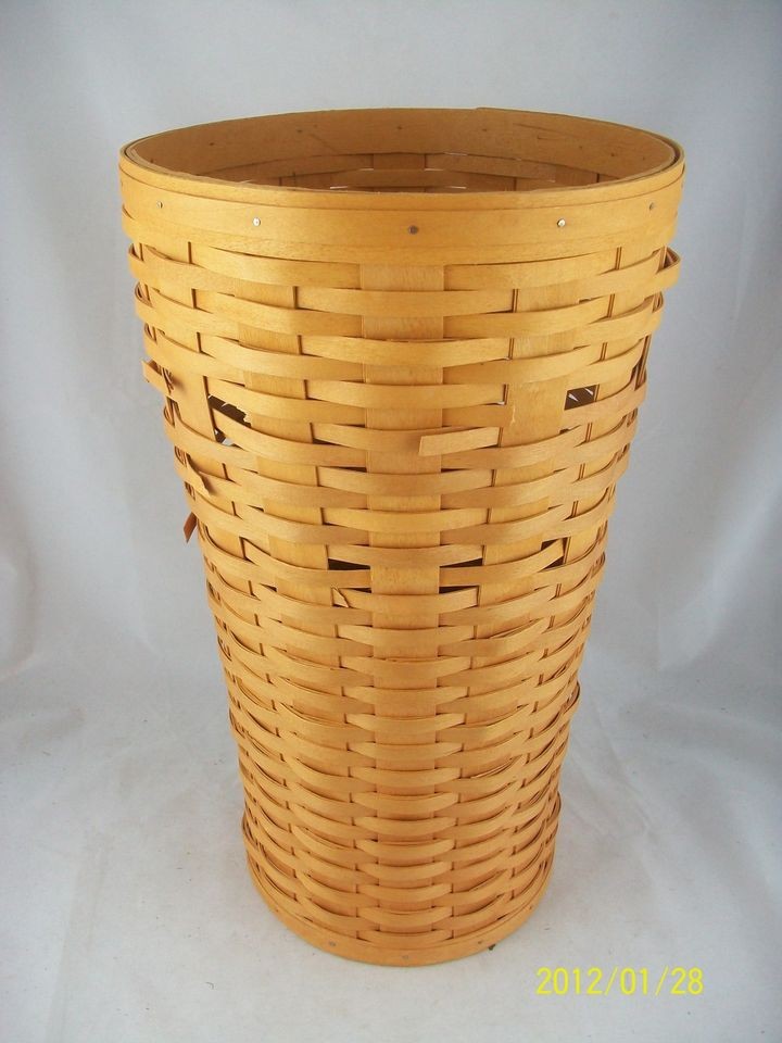 longaberger 2000 umbrella basket used  35 00