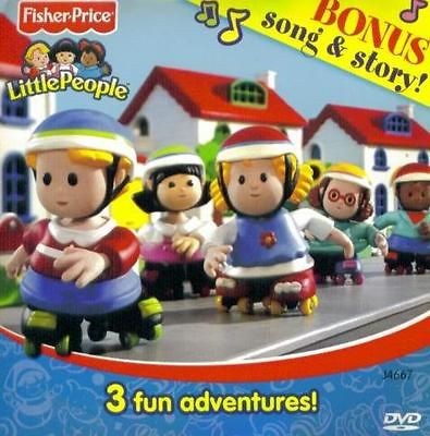 Fisher Price Little People 3 Fun Adventures DVD songs & clay 