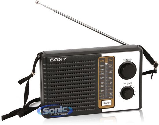 Sony ICF F10 (IVFF10) 2 Band AM/FM Portable Battery Transistor Radio