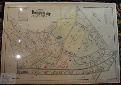 Huge Property Map Ardmore PA Main Line Lower Merion RR