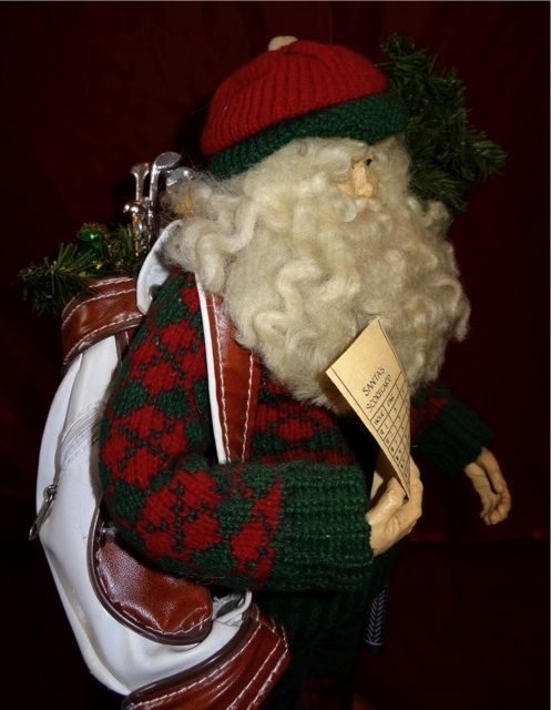 Lynn Haney Santa 1993 GOLFING SANTA #121 ~ 18