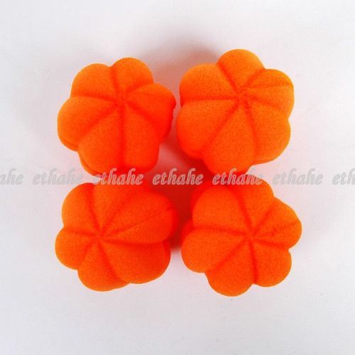 Pumpkin Soft Sponge Hair Care Roller Curler 4pcs 2LDG