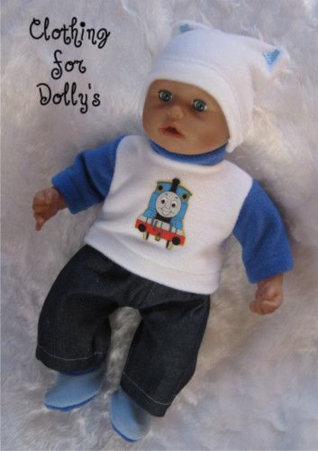 Baby Boy Dolls Clothes Outfit Fit Annabell Born 14 19