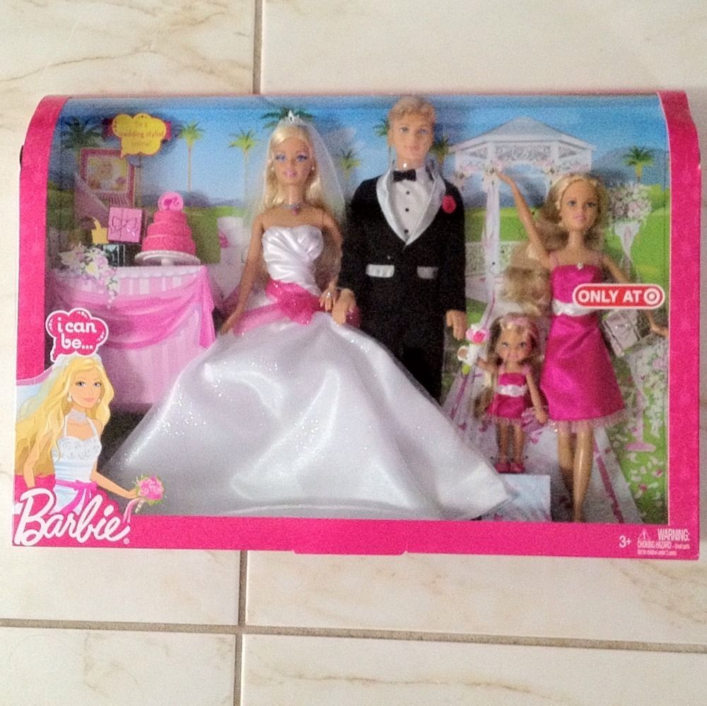 Barbie i can be best sale a bride wedding set