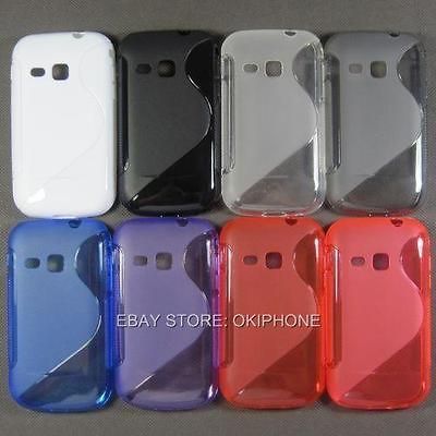 New Soft TPU Gel Case Cover Skin For Samsung Galaxy mini 2 S6500 