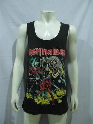 iron maiden number of the beast rock music t shirt l